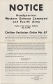 State of Washington [Civilian Exclusion Order No. 67], south King County and north Pierce County