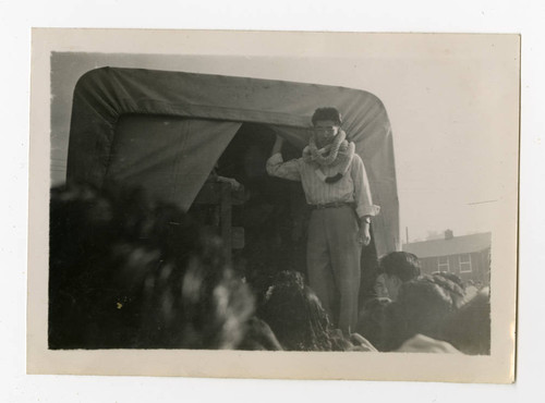 Atsushi Art Ishida leaving Jerome camp for Tule Lake camp