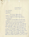 Letter from [George] K. [Kazuo] Kawaichi to Mr. G. [George H.] Hand, Chief Engineer, Rancho San Pedro, January 4, 1928