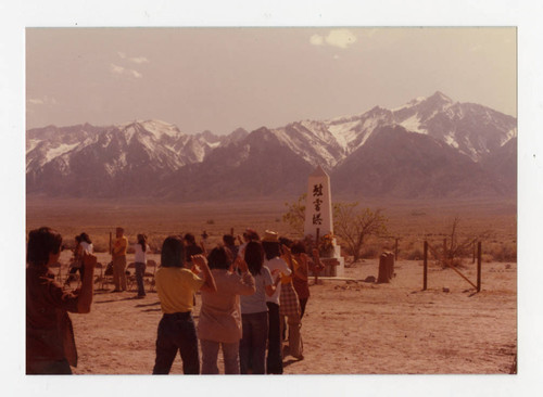 Obon dancing at Manzanar pilgrimage