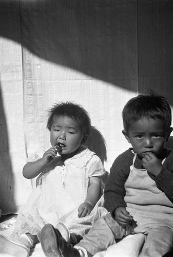 Children in Jerome camp