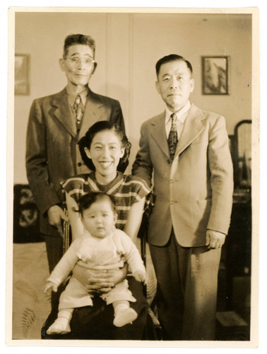 Mr. Matsui with Frank, Reiko, and Julia Yoshinaga