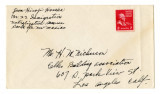 Envelope from Hiroji Hosaka to H. M. Nickerson, 1942