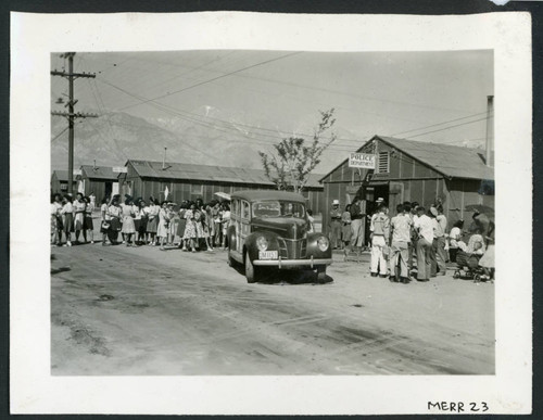 Departure by WRA Escort in Station Wagon en Route to Reno