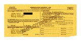 Withholding receipt 1945, Form W-2, Atsushi Ishida