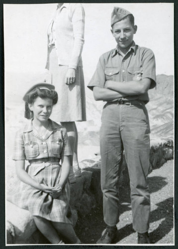 Photograph of the Goodwin family at Zabriskie Point in Death Valley