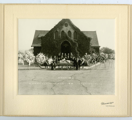 Tomoji Wada's funeral