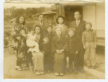 [Photograph of Minoru Sasaki's family in Japan]