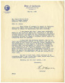 Letter from Earl Warren, Governor of California, to Frank Herron Smith May 29, 1945