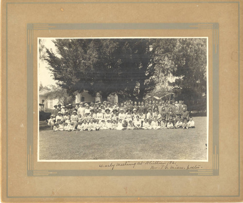 Yearly meeting of Friends Church, 1921