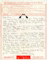 Letter from Shirley Cobb, [volunteer], American Red Cross, to Kune Hisatomi, Pfc., U.S. Army, [November 10, 1945?]
