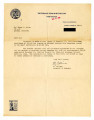 Letter from M. Collins, Director of Finance, Veterans Administration to James Osamu Saito, March 28, 1944