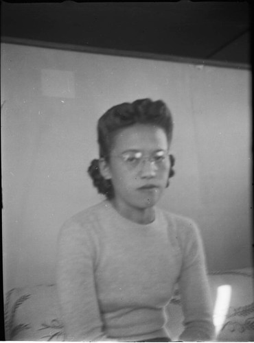 Nisei woman in Jerome camp