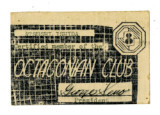 Octagonians Club membership card