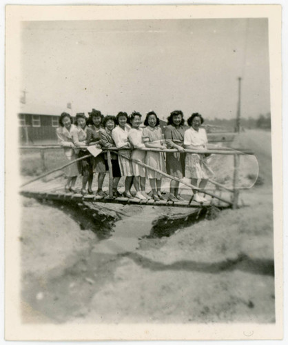 Young women at Jerome incarceration camp