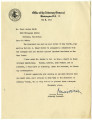Letter from Francis Biddle, Attorney General of the United States, to Frank Herron Smith, May 8, 1945