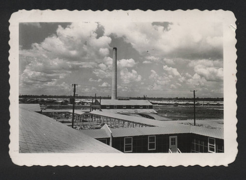 Bird's-eye view of Jerome incarceration camp hospital