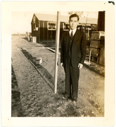 Masaaki Narita at incarceration camp