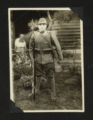 Man in military uniform