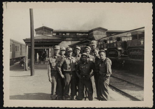 Leo Ryoichi Meguro at train station