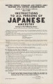 State of California, [Instructions to all persons of Japanese ancestry living in the following area:] Sonoma County, Napa County, Marin County