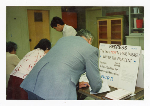 NCRR letter writing campaign to Ronald Reagan