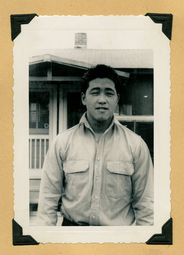 Nisei man at Jerome camp