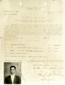 Certificate of Hawaiian Birth, Shiunichi Yoshinobu issued May 1, 1917