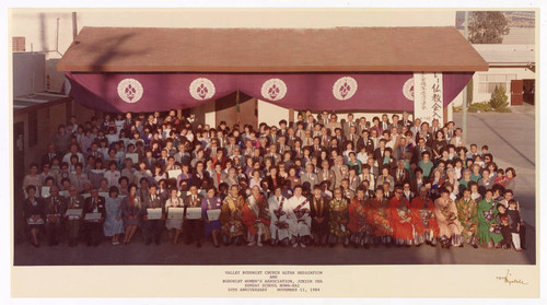 Valley Buddhist Church altar dedication and Buddhist Women's Association, Junior YBA Sunday School Howa-kai