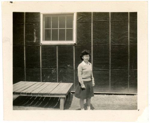 Amy Yoshinaga at incarceration camp