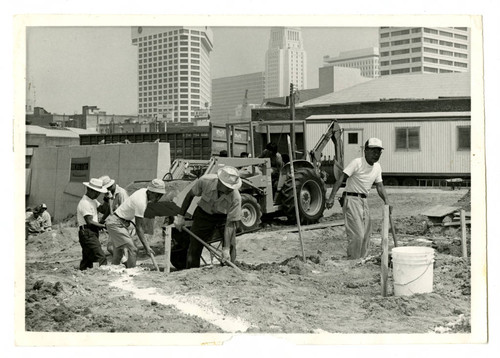 James Irvine Garden construction