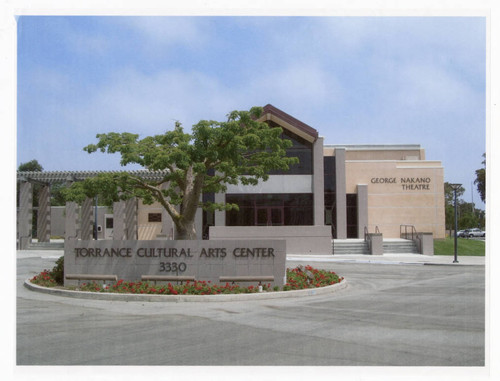 Torrance cultural arts center with George Nakano theatre in the background