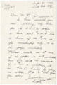 Letter from Fred Korematsu to Ernest Besig, Director, American Civil Liberties Union of Northern California, September 30, 1943