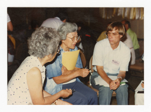 Haruko Iwanaga, Sue Tokushige, and David Urmston at NCRR Washington D.C. lobbying event