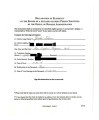 Declaration of eligibility by the spouse of a deceased eligible person identified by the Office of Redress Administration