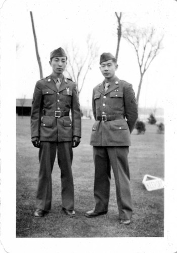 [Toshikuni Taenaka in US Army uniform]