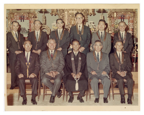 Pasadena Buddhist Temple 1968 church cabinet