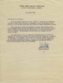 Letter from Milton J. Evans, deputy director, Atomic Bomb Casualty Commission, to To Whom it May Concern, August 21, 1952