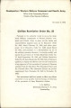 Civilian Restrictive Order No. 25