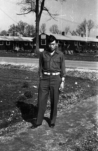 Yutaka Jim Hara in military uniform