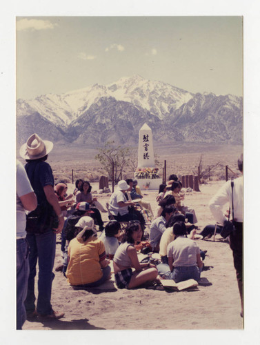 Audience at 10th annual Manzanar pilgrimage