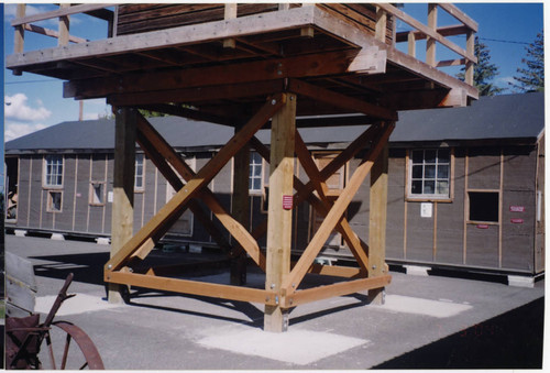 Incarceration camp barrack at Tulelake fairgrounds museum