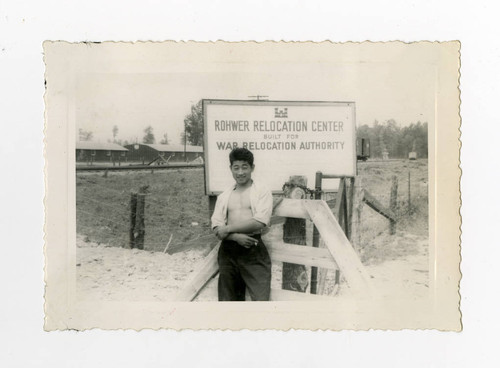 Takashi Ishida at Rohwer camp