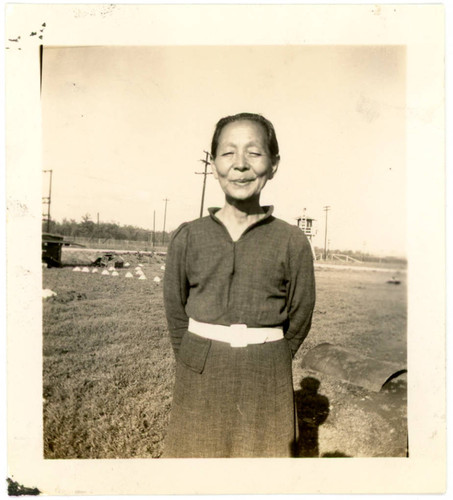 Shigeru Yoshinaga at incarceration camp