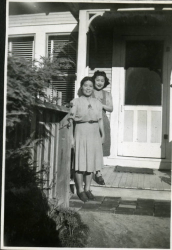 Family "portraits," Mother and daughter