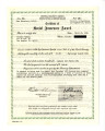 Certificate of social insurance award