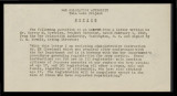 Notice from the War Relocation Authority to incarcerees, February 13, 1943