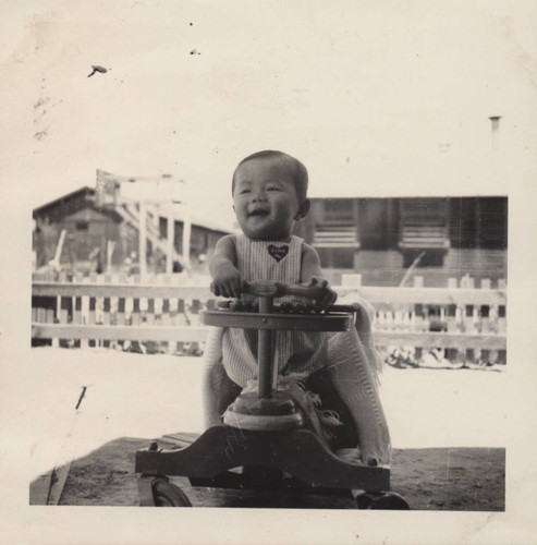 Glen Tsutomu Nakamura at six months old at Poston incarceration camp