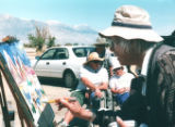 [Henry Fukuhara's Watercolor Workshop at Manzanar; Manzanar]