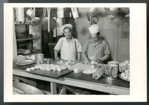 [Chefs at Central Utah incarceration camp]